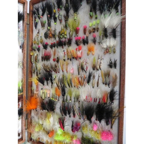 312 - SIX TRAYS OF ASSORTED FLY FISHING FLIES