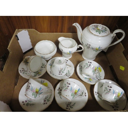 249 - AN AYNSLEY 15PC 'BERRY LANE' TEASET