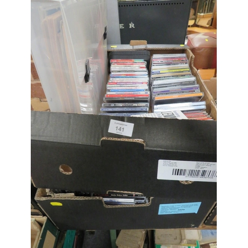 141 - TWO TRAYS OF ASSORTED CDS ( UNCHECKED ) MAINLY CLASSICAL