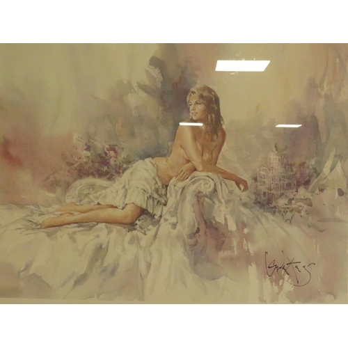 38 - GORDON KING - A SIGNED LIMITED EDITION ARTIST PROOF PRINT - No 228 / 600 'PANDORA', 46.5 x 59.5 cm