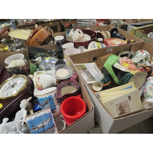 77 - THREE TRAYS OF ASSORTED CERAMICS INCLUDING DOULTON