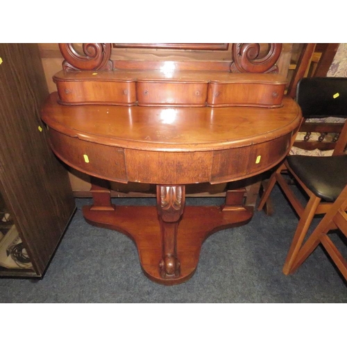 788 - A VICTORIAN MAHOGANY DUCHESS STYLE DRESSING TABLE