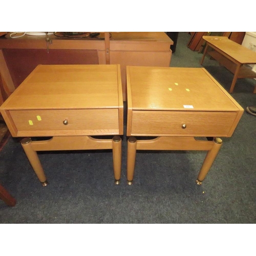 826 - A PAIR OF MID CENTURY 'E. GOMME' FOR G-PLAN BEDSIDE DRAWERS