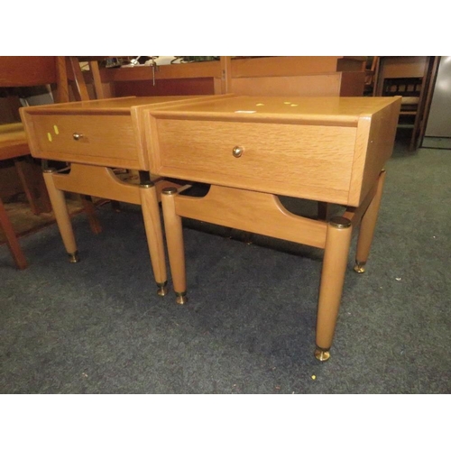 826 - A PAIR OF MID CENTURY 'E. GOMME' FOR G-PLAN BEDSIDE DRAWERS