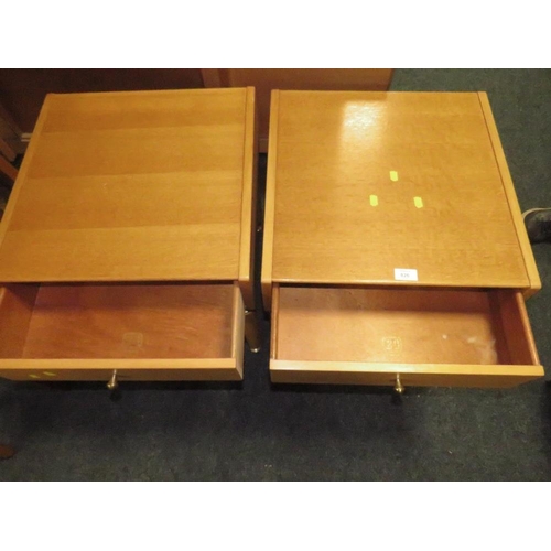 826 - A PAIR OF MID CENTURY 'E. GOMME' FOR G-PLAN BEDSIDE DRAWERS