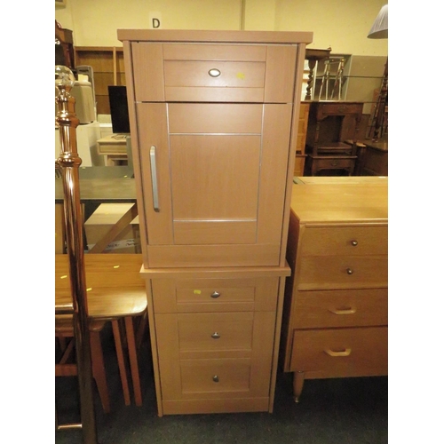 834 - A PAIR OF MODERN BEDSIDE CABINETS