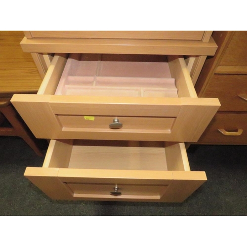 834 - A PAIR OF MODERN BEDSIDE CABINETS