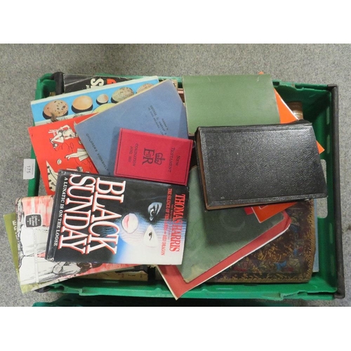 175 - TWO TRAYS OF VINTAGE BOOKS