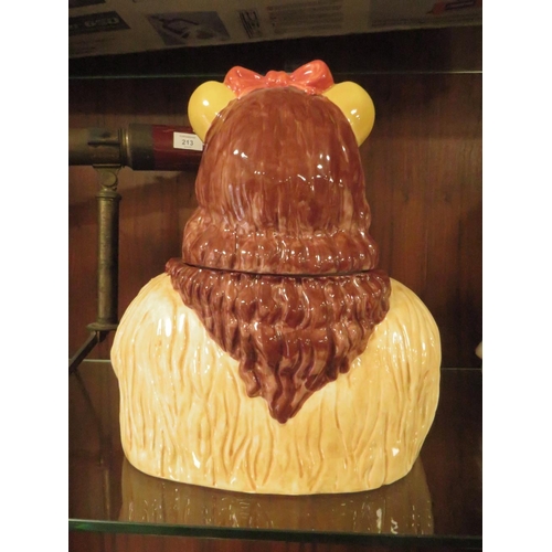 216 - LARGE USA 1994 TREASURE CRAFT WIZARD OF OZ LTD EDITION COWARDLY LION S67/1939 COOKIE JAR