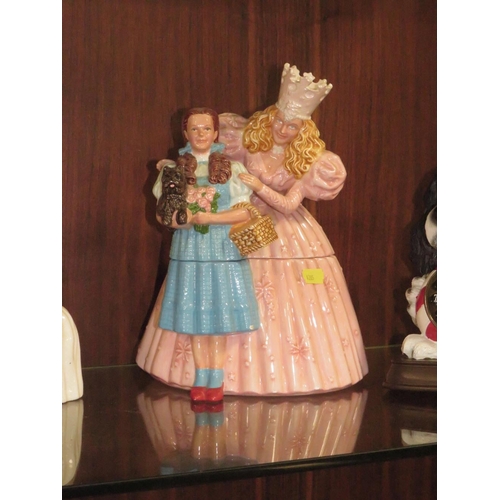 226 - SET OF 3 WIZARD OF OZ WARNER BROTHERS COOKIE JARS