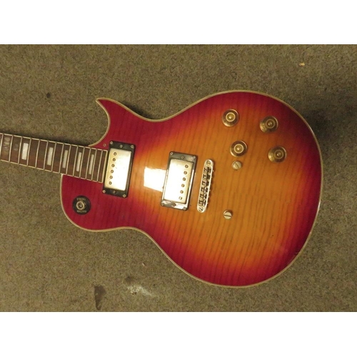 246 - A NERVADA CHERRY SUN BURST GUITAR A/F