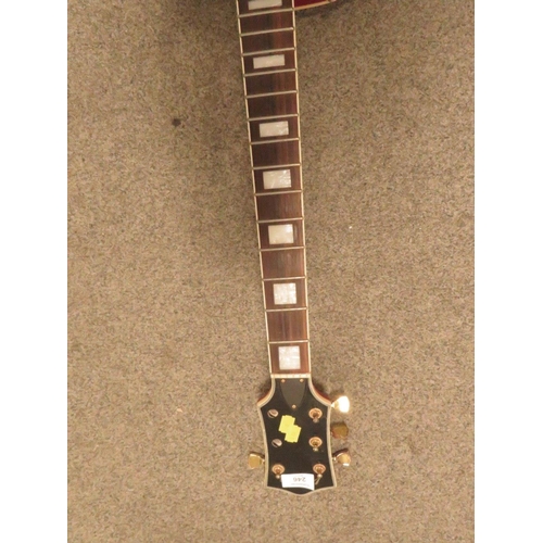 246 - A NERVADA CHERRY SUN BURST GUITAR A/F