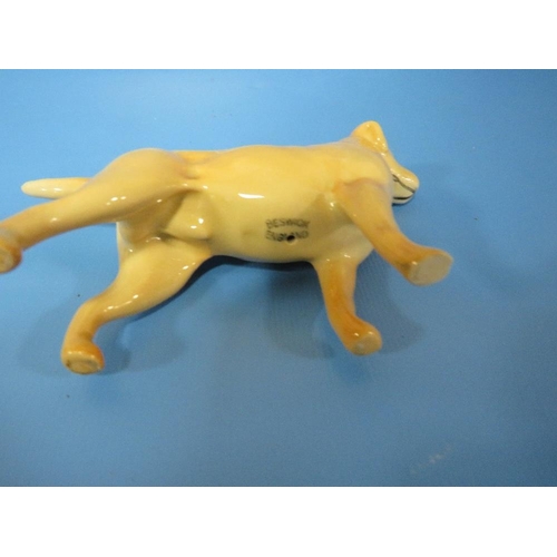 310 - THREE SMALL BESWICK DOGS