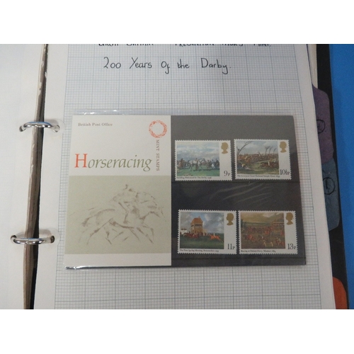 444 - A STAMP ALBUM AND CONTENTS