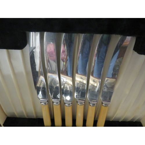 238 - A CASED CANTEEN OF CUTLERY (UNCHECKED)