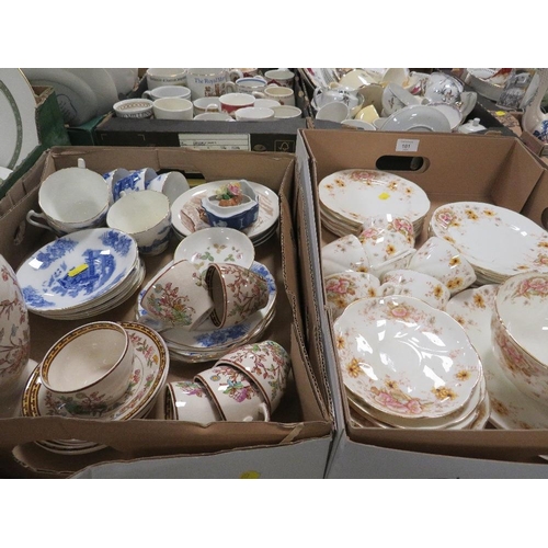 101 - TWO TRAYS OF ASSORTED CERAMICS