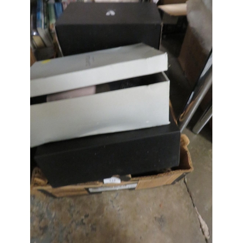 115 - A TRAY OF ASSORTED BOXED LADIES SHOES