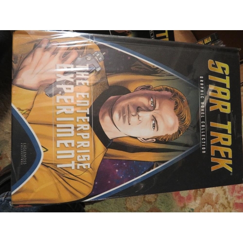 126 - TWENTY DIFFERENT STAR TREK HARDBACK BOOKS THE GRAPHIC NOVEL COLLECTION, MOST STILL FACTORY SEALED