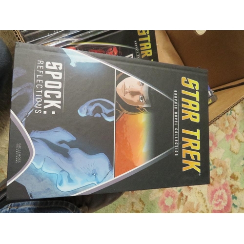 126 - TWENTY DIFFERENT STAR TREK HARDBACK BOOKS THE GRAPHIC NOVEL COLLECTION, MOST STILL FACTORY SEALED