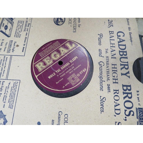 128 - A SMALL QUANTITY OF 78 RPM RECORDS