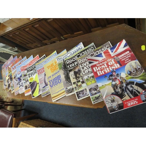 144 - FOURTEEN A4 PAPER BOXES CONTAINING VINTAGE CLASSIC BIKE AND MOTOR CYCLE MAGAZINE PUBLICATIONS FROM S... 