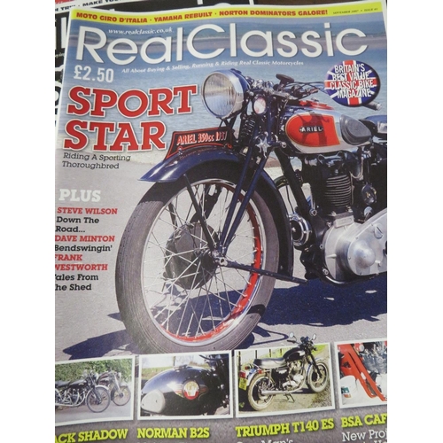 144 - FOURTEEN A4 PAPER BOXES CONTAINING VINTAGE CLASSIC BIKE AND MOTOR CYCLE MAGAZINE PUBLICATIONS FROM S... 