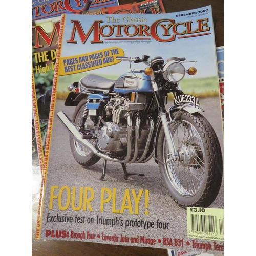 144 - FOURTEEN A4 PAPER BOXES CONTAINING VINTAGE CLASSIC BIKE AND MOTOR CYCLE MAGAZINE PUBLICATIONS FROM S... 