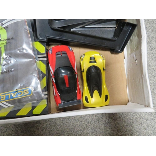 195 - A STREET RACE MAYHEM SCALEXTRIC SET (UNCHECKED)