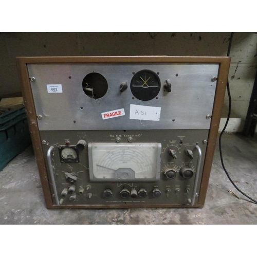 602 - A KW VANGUARD RADIO TRANSMITTER