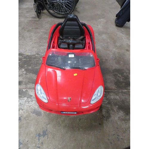 664 - A PORSCHE SIT & RIDE CHILDRENS TOY CAR - NO CHARGER