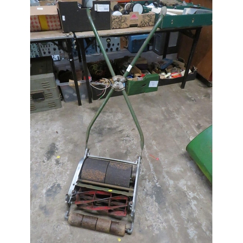 670 - A VINTAGE PUSH MOWER