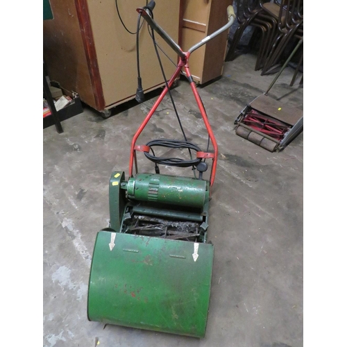 671 - A VINTAGE ELECTRIC LAWN MOWER