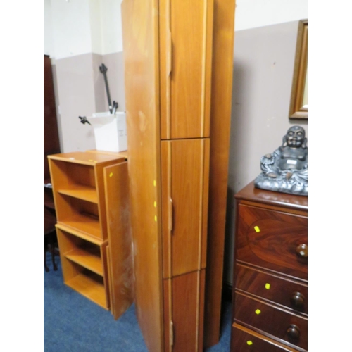 715 - A MID CENTURY 'TAPLEY' TEAK MODULAR BOOKCASE A/F