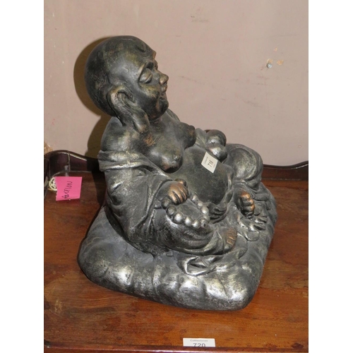 716 - A REPRODUCTION RESIN BUDDHA H-29 CM