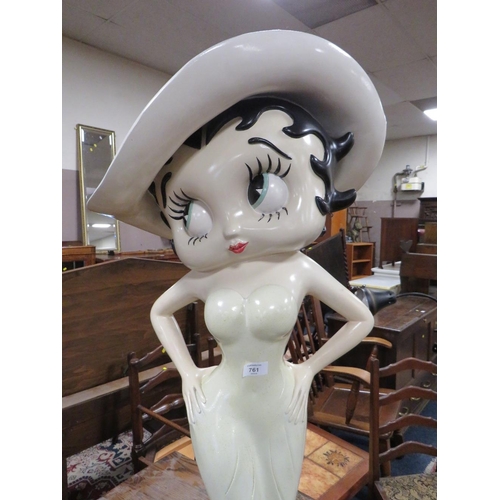 761 - A MODERN LARGE BETTY BOOP H-97 CM