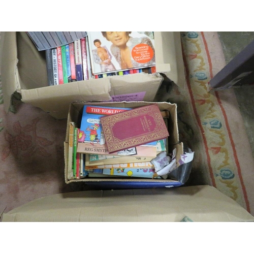 77 - A LARGE QUANTITY OF VINTAGE BOOKS AND ANNUALS ETC