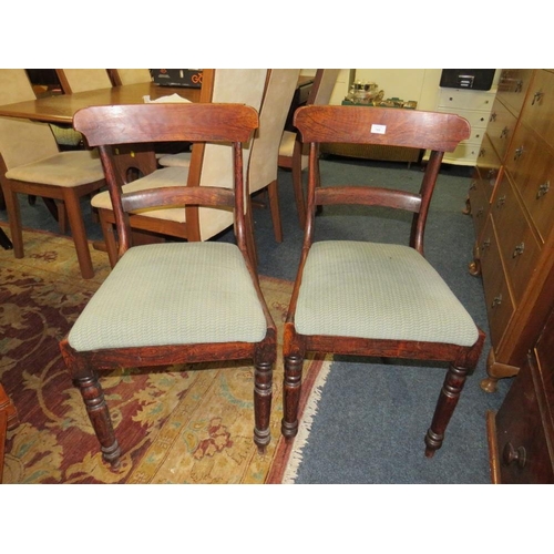 786 - A PAIR OF ROSEWOOD CHAIRS