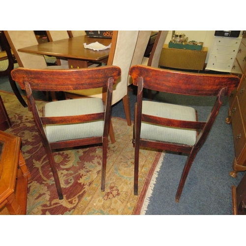 786 - A PAIR OF ROSEWOOD CHAIRS