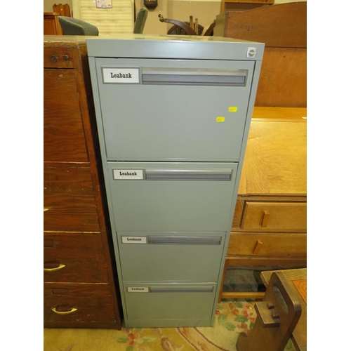 799 - A METAL 4 DRAWER FILING CABINET