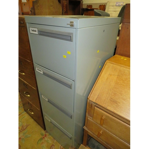 799 - A METAL 4 DRAWER FILING CABINET