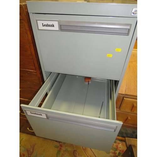 799 - A METAL 4 DRAWER FILING CABINET