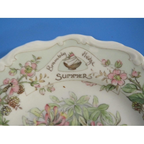 283 - TWO ROYAL DOULTON BRAMLEY HEDGE PLATES  