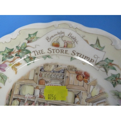 283 - TWO ROYAL DOULTON BRAMLEY HEDGE PLATES  