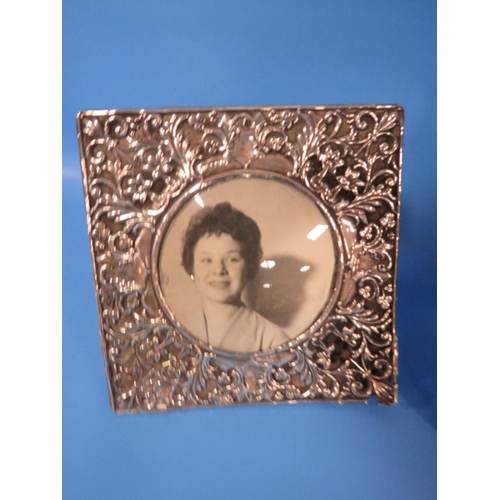 285 - TWO ANTIQUE HALLMARKED SILVER PHOTO FRAMES A/F