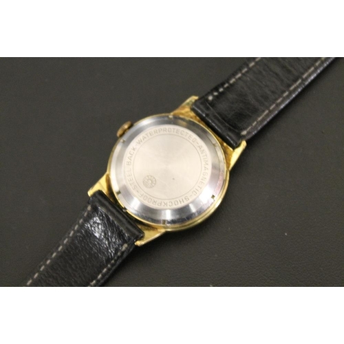 308 - A VINTAGE AUTOMATIC GENTS WRISTWATCH BY LACO