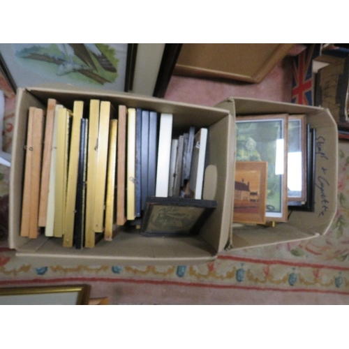 35 - A LARGE QUANTITY OF ASSORTED PICTURES (FOYER)