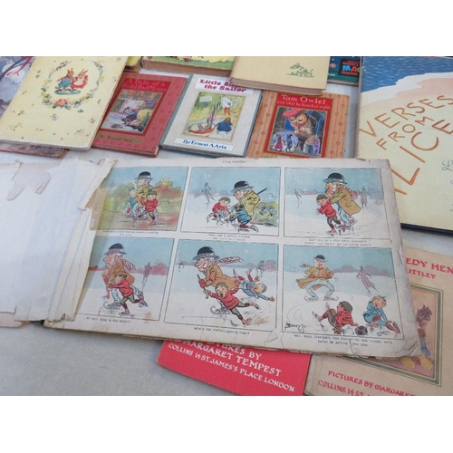 102 - A QUANTITY OF COLLECTABLE CHILDREN'S BOOKS WITH SOME RARE BOOKS IN POOR CONDITION. Includes 1940s an... 