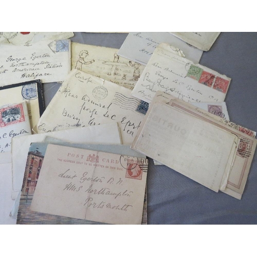 110 - A SMALL COLLECTION OF CORRESPONDENCE ADDRESSED TO ADMIRAL GEORGE EGERTON KCB (b.1852-d.1940), and La... 