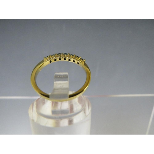 152 - AN 18CT GOLD 'ILIANA' SEVEN STONE RING