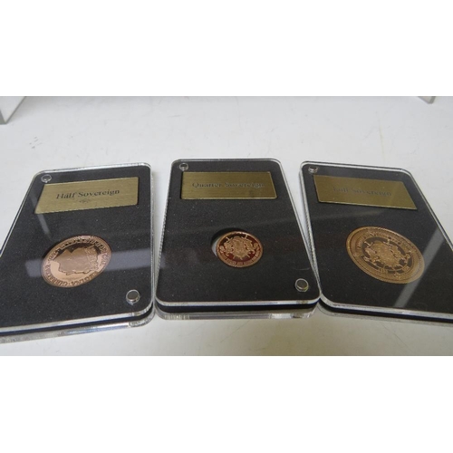 219 - UNITED KINGDOM DCM 2020 MEMORIAL SOVEREIGN SET, consisting of sovereign, half sovereign and quarter ... 